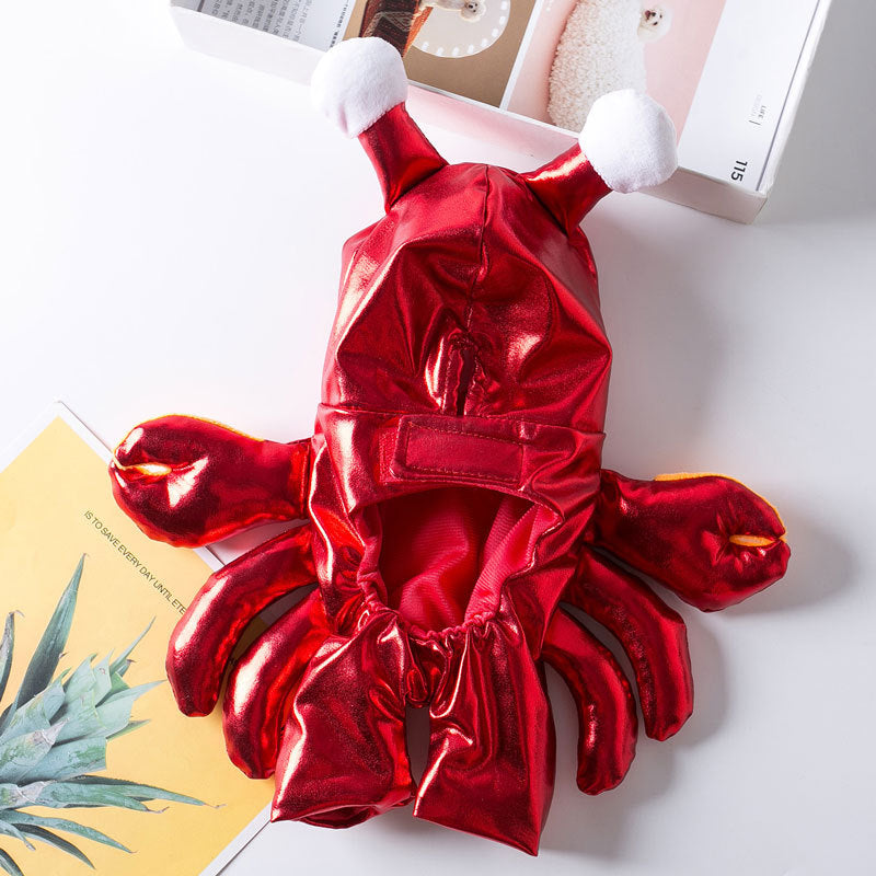 Disfraz estilo cangrejo para Perros