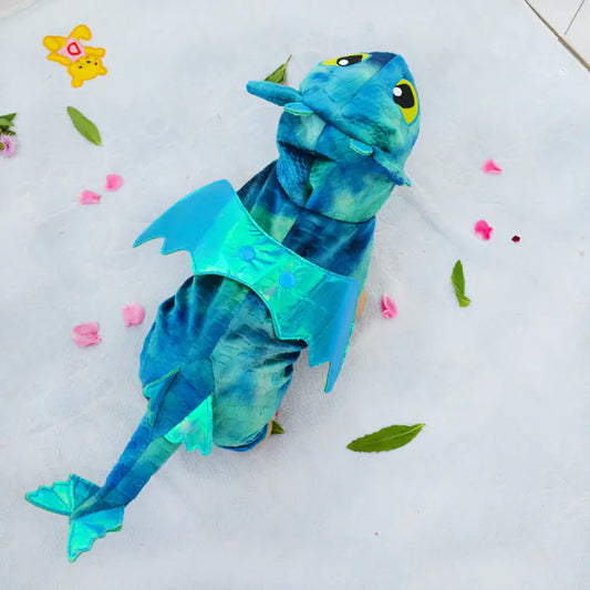 Disfraz de dragón para mascotas