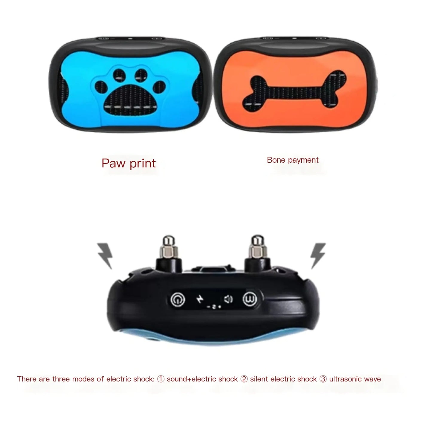 Collar para perros ultrasónico recargable antiladridos