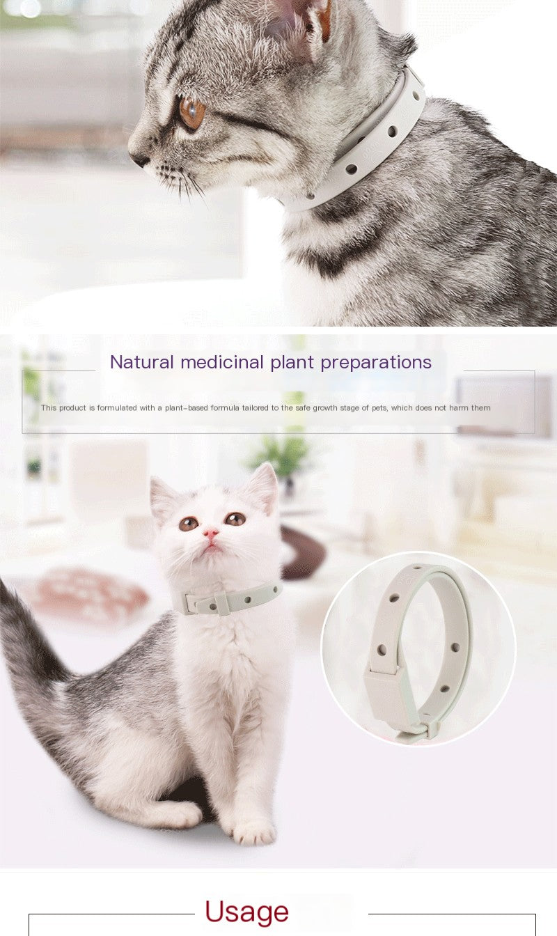 Nuevo Collar Antipulgas y Mosquitos para Gatos y Perros