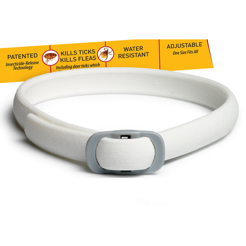 Flea and deworming collar for dogs and cats