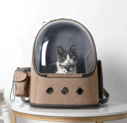 Mochila Transportín Pórtatil para Mascotas