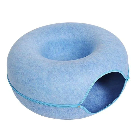 Cama y Túnel Donut para Gatos