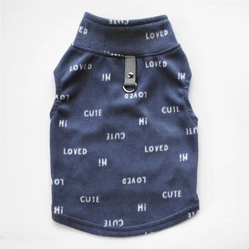 Suéter de Polar con cuello para mascotas, Suave y Ligero