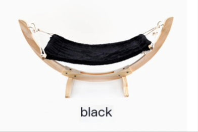 Solid wood hammock bed
