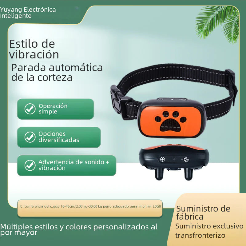 Collar para perros ultrasónico recargable antiladridos