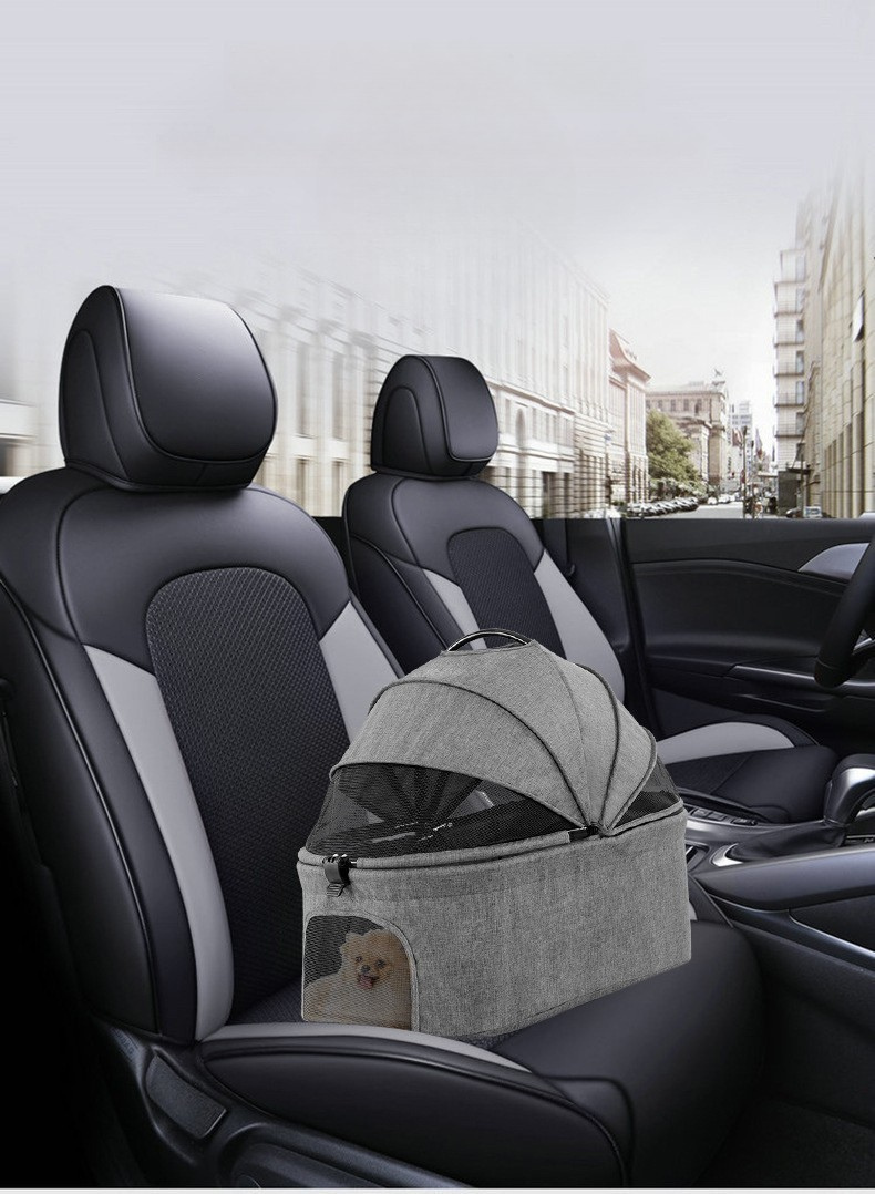 Cochecito Portátil Plegable para Perro Pequeño y Gato