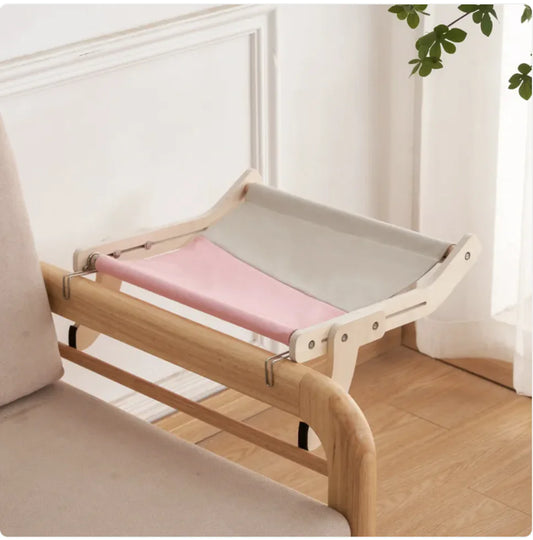 Cama de madera para gatos ideal ventana o balcón