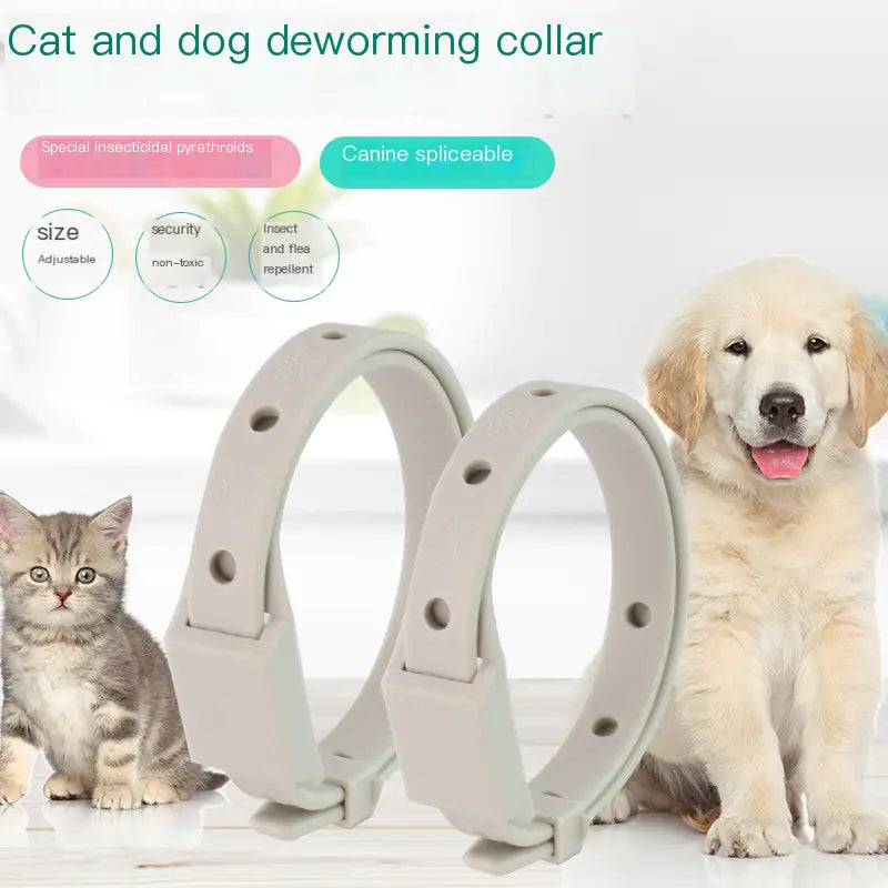 Nuevo Collar Antipulgas y Mosquitos para Gatos y Perros