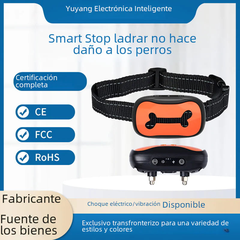 Collar para perros ultrasónico recargable antiladridos