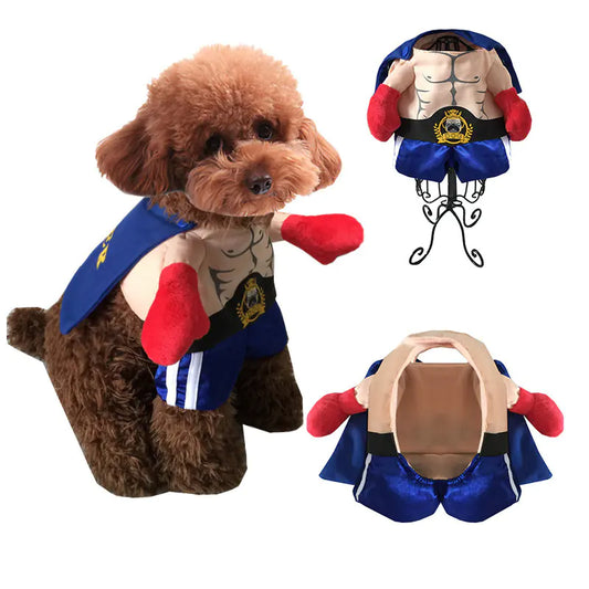 Disfraz estilo boxeador para perros