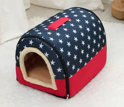 Cama Portátil con asa para mascotas