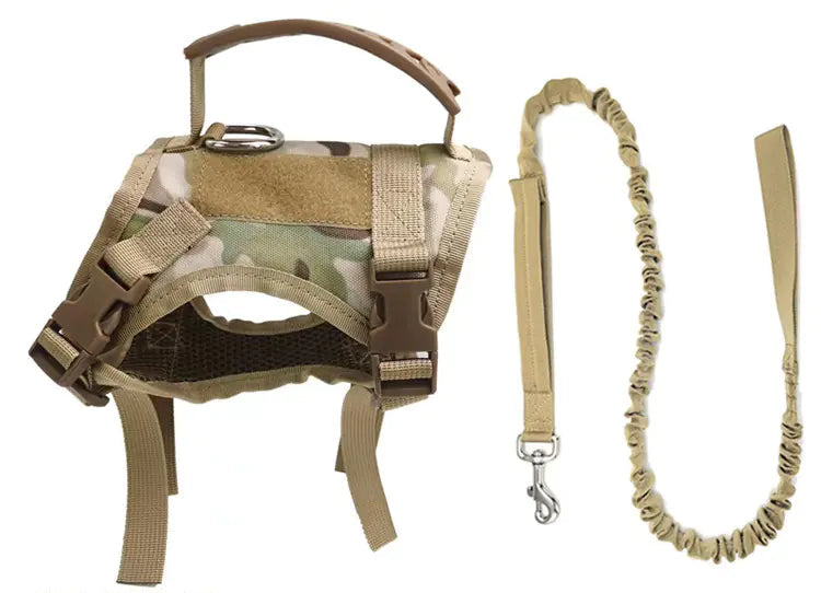 Adjustable Tactical Cat Vest with Leash