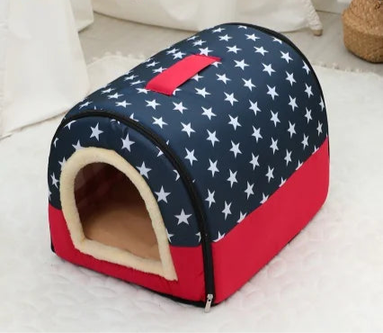 Cama Portátil con asa para mascotas