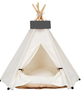 Refugio tipi estilo nórdico para mascotas