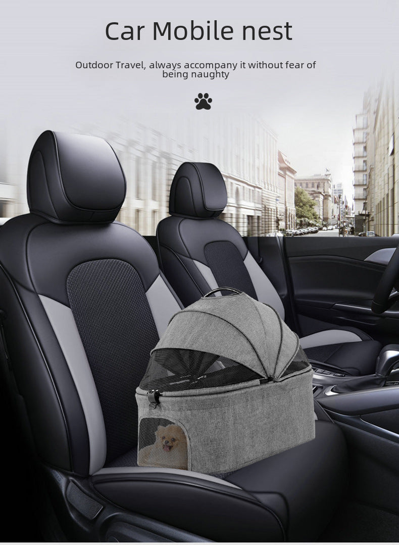 Portable Foldable Stroller for Small Dogs and Cats