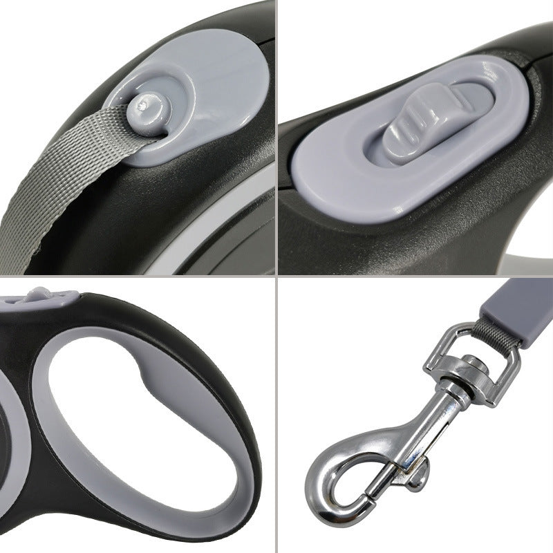 Automatic retractable pet leash