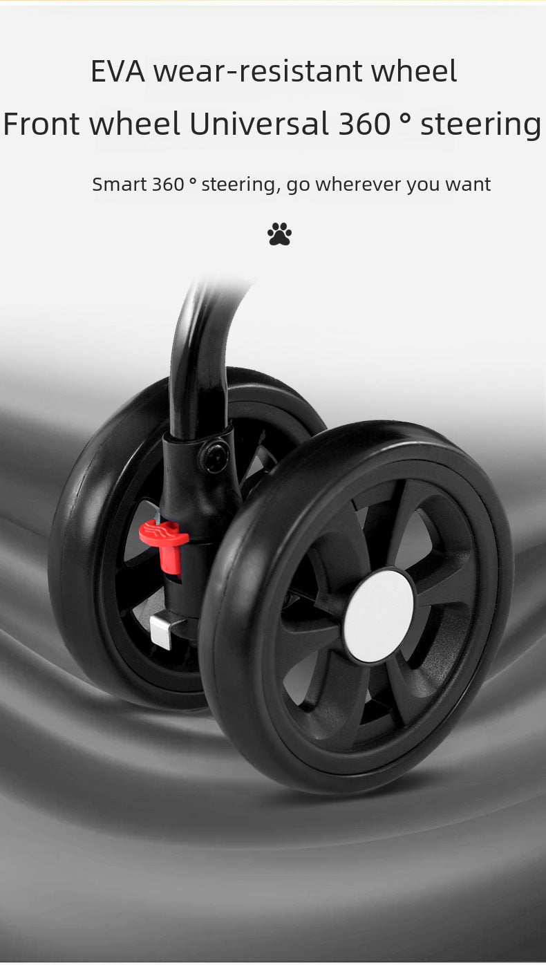 Cochecito Portátil Plegable para Perro Pequeño y Gato