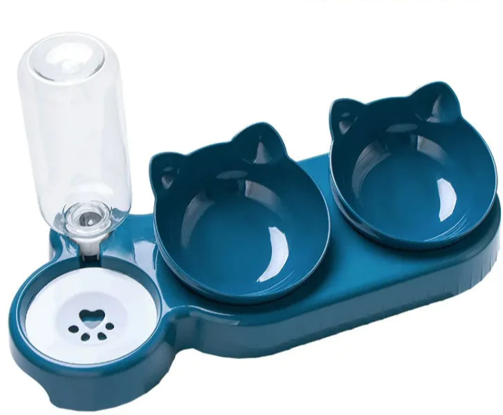 Cuenco dispensador automático para gatos
