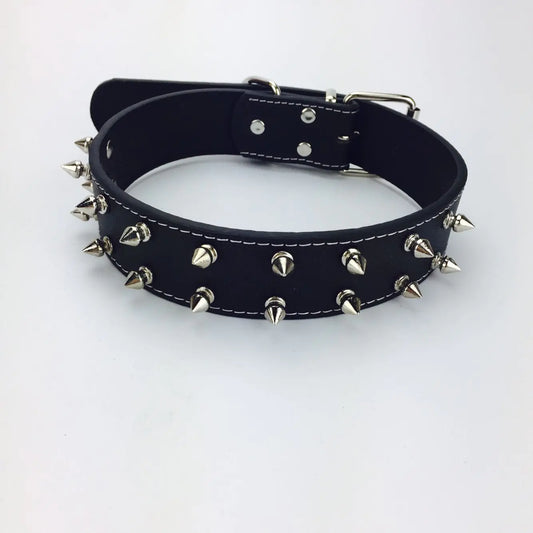 Collar sencillo de color sólido  para perros