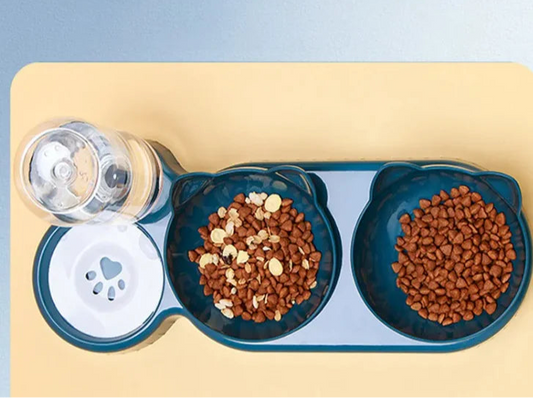 Cuenco dispensador automático para gatos