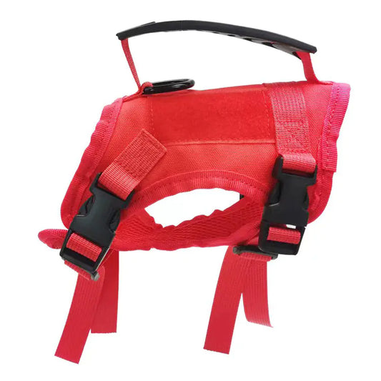 Chaleco Táctico para gatos con correa ajustable