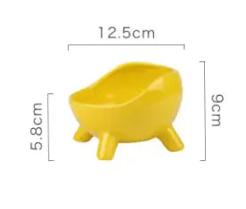Cuenco de Cerámica Elevado para Gato