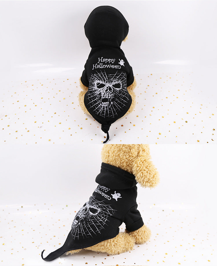 Disfraz sudadera con diseño de calavera