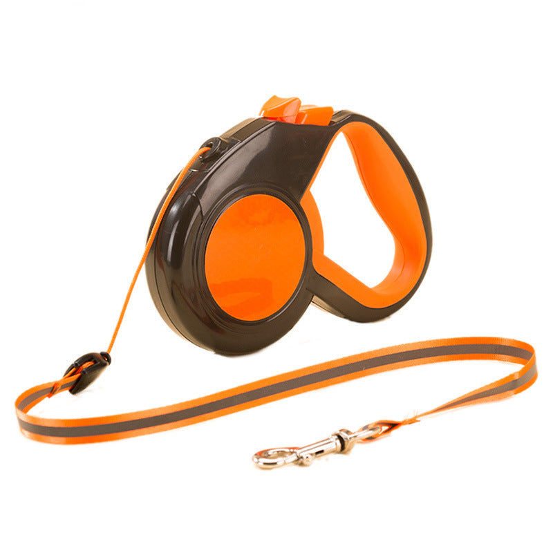 Reflective pet leash for added safety