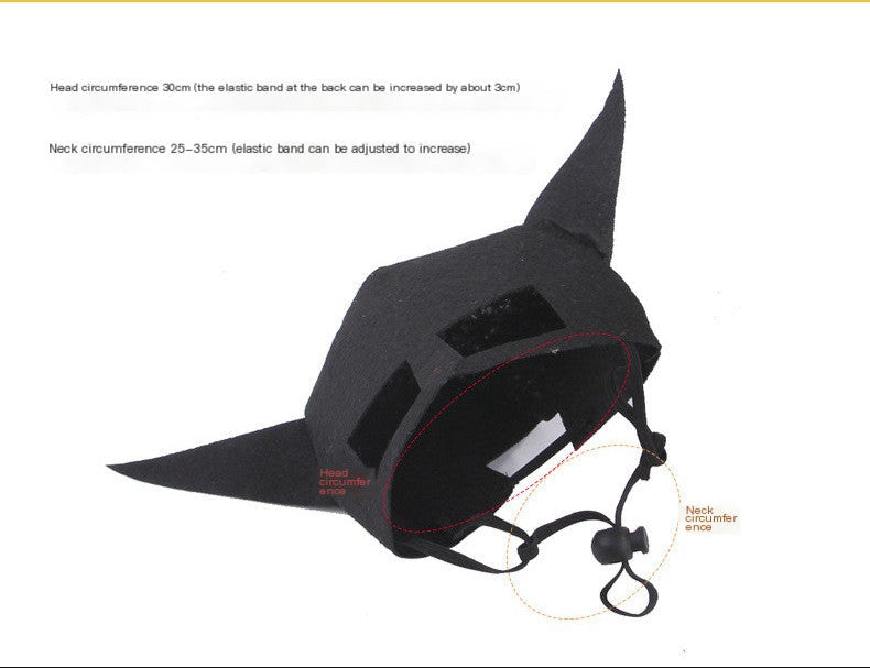 Bat Wings and Mask Pet Costume