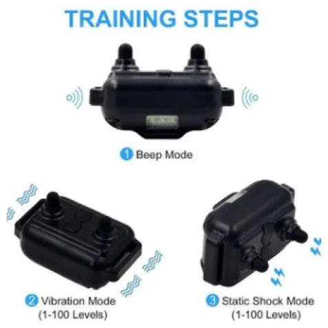 Collar de adiestramiento con control remoto para perros