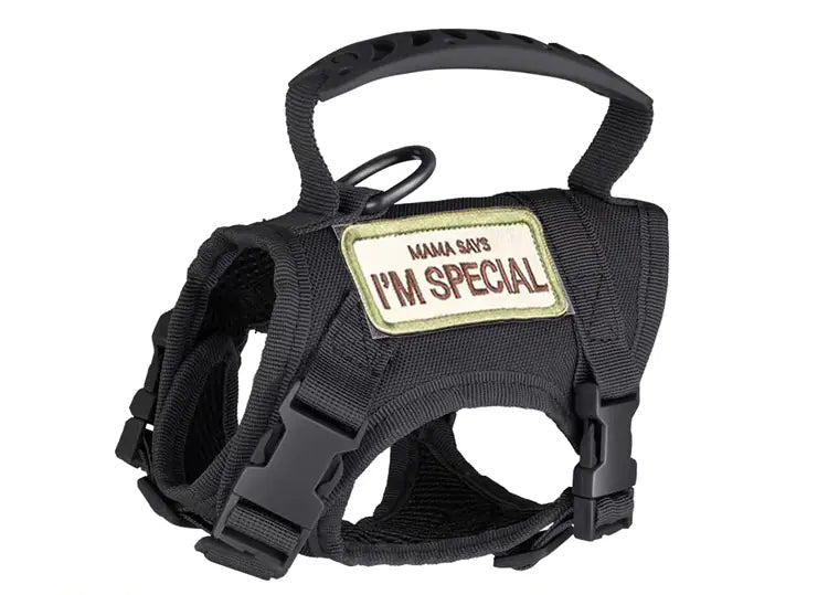 Adjustable Tactical Cat Vest with Leash
