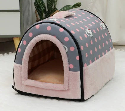 Cama Portátil con asa para mascotas