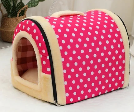 Cama Portátil con asa para mascotas