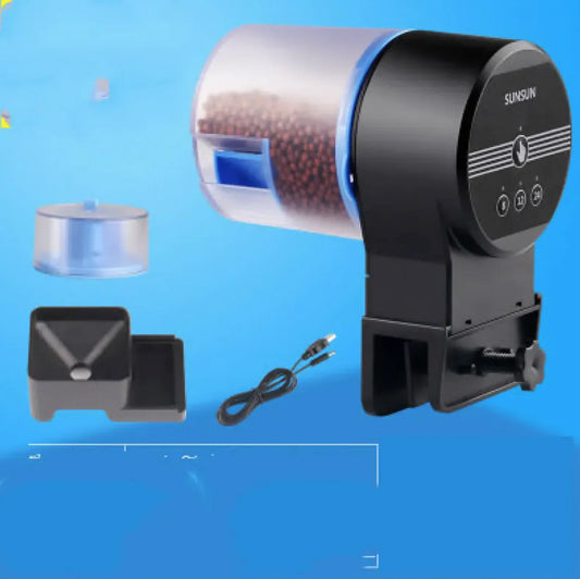 Alimentador de Comida para Peces con Temporizador