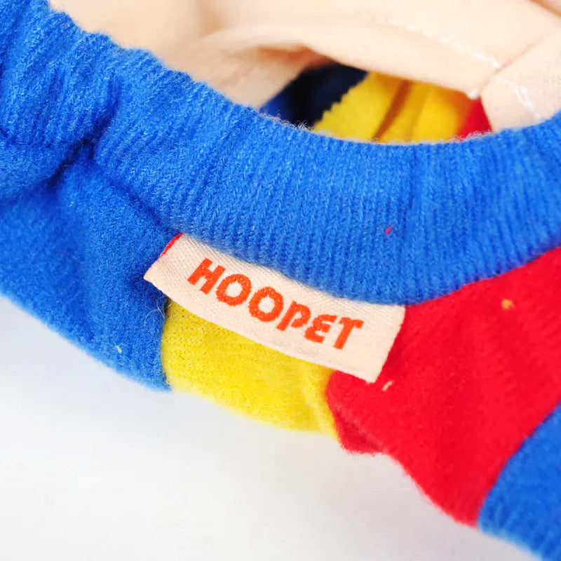 Blue and red cape costume for pets