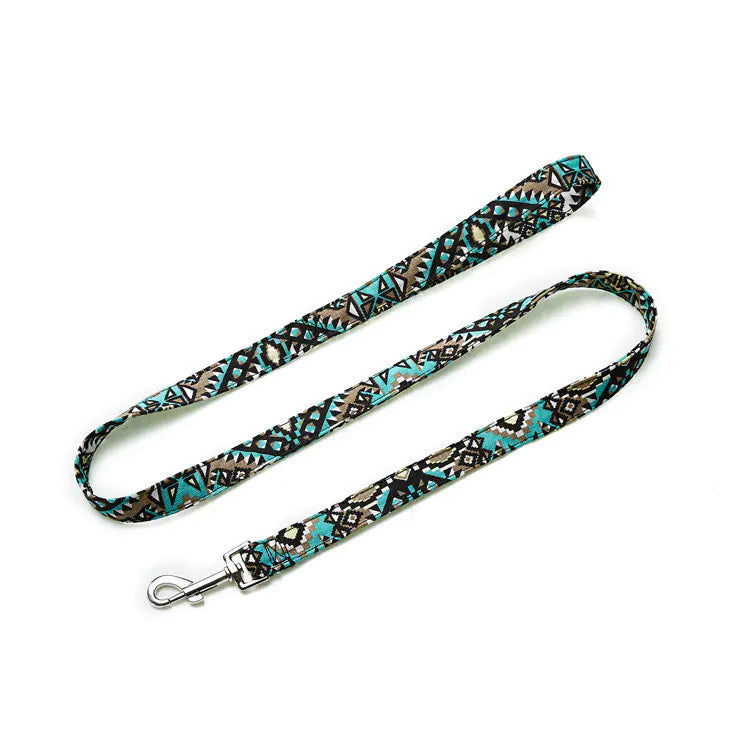 Correa de Nylon para Perros con Estilo Bohemio Floral