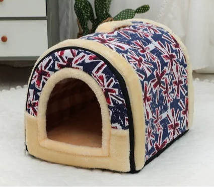 Cama Portátil con asa para mascotas