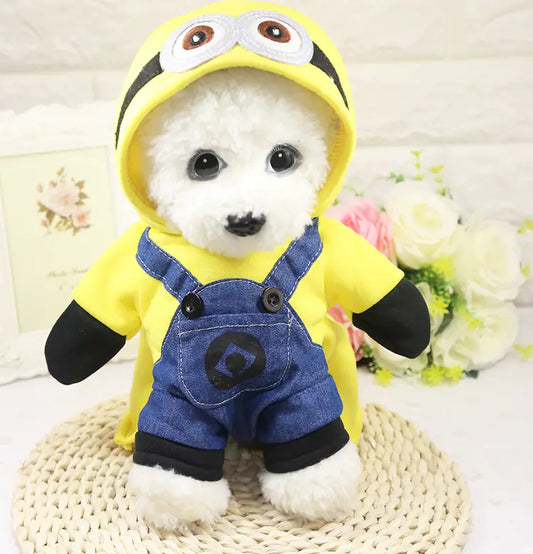 Funny Pet Costume with Suspenders