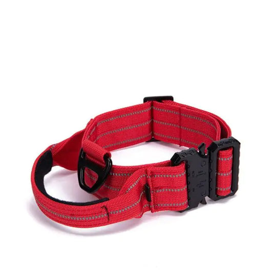 Tactical Dog Collar with Leash and Reflective Harness
