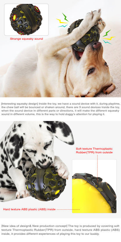 Pet Squeaky Chew Ball Toy
