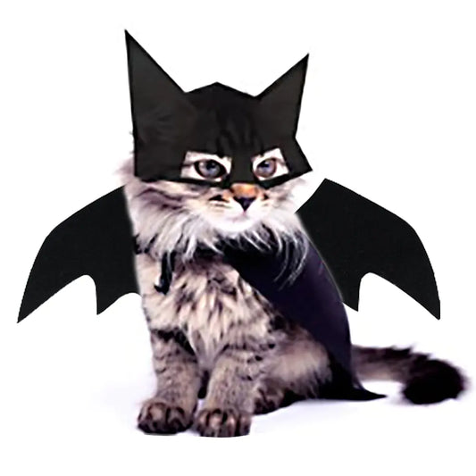 Bat Wings and Mask Pet Costume