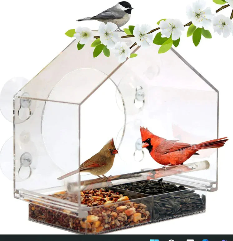 Smart bird feeder ideal for outdoors