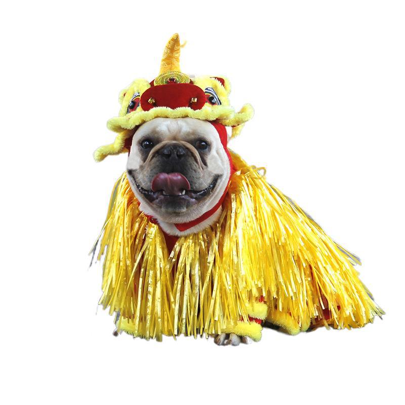 Golden Lion Pet Costume