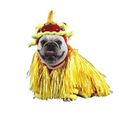 Golden Lion Pet Costume