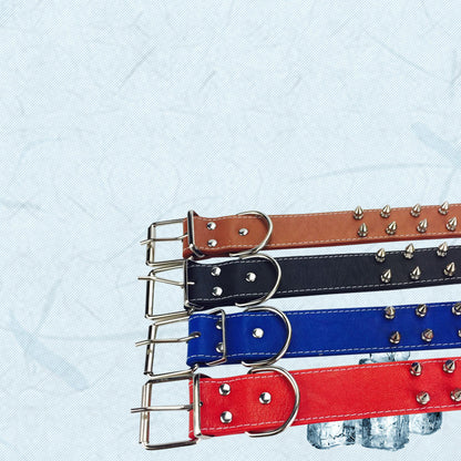Simple solid color dog collar