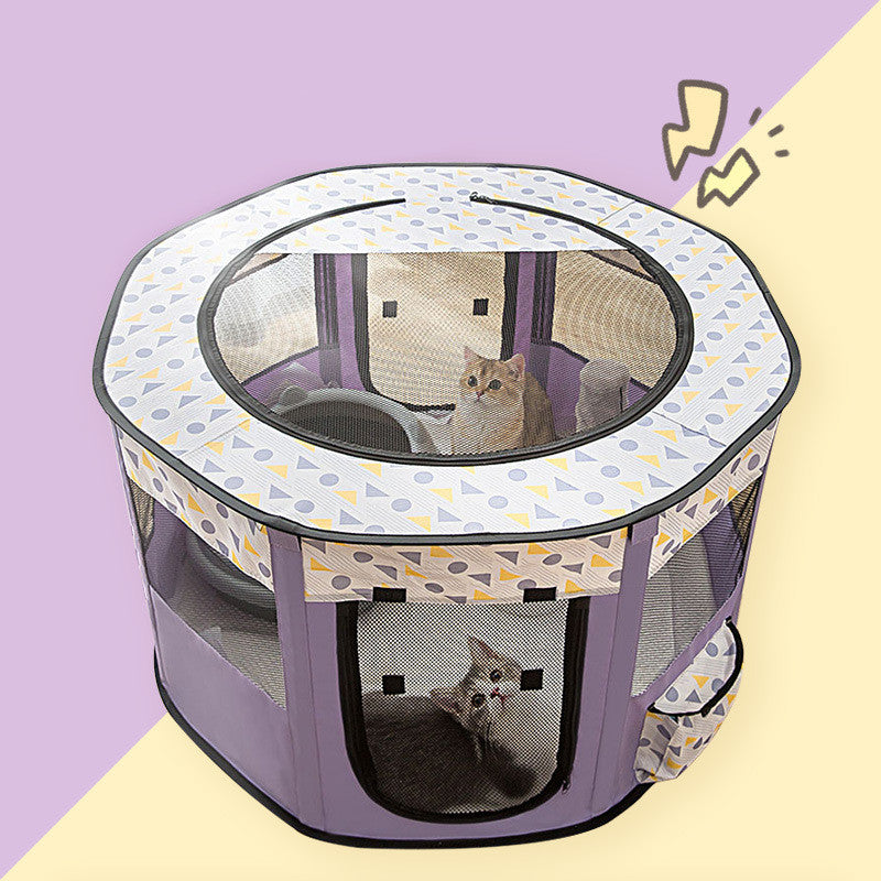 Enclosed Folding Pet Tent