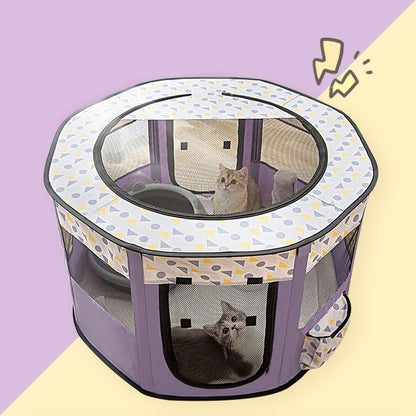 Enclosed Folding Pet Tent
