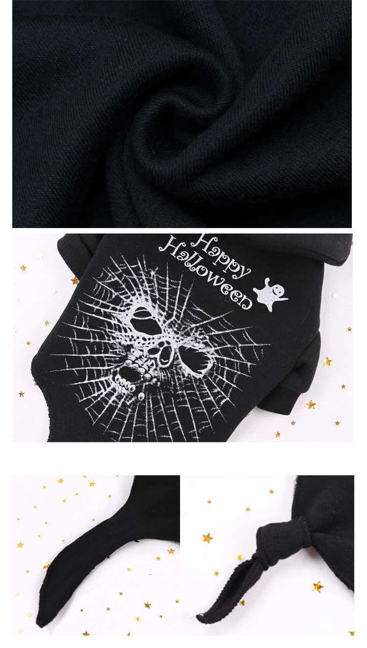 Disfraz sudadera con diseño de calavera