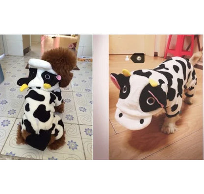 Cow Costume for Cats and Dogs